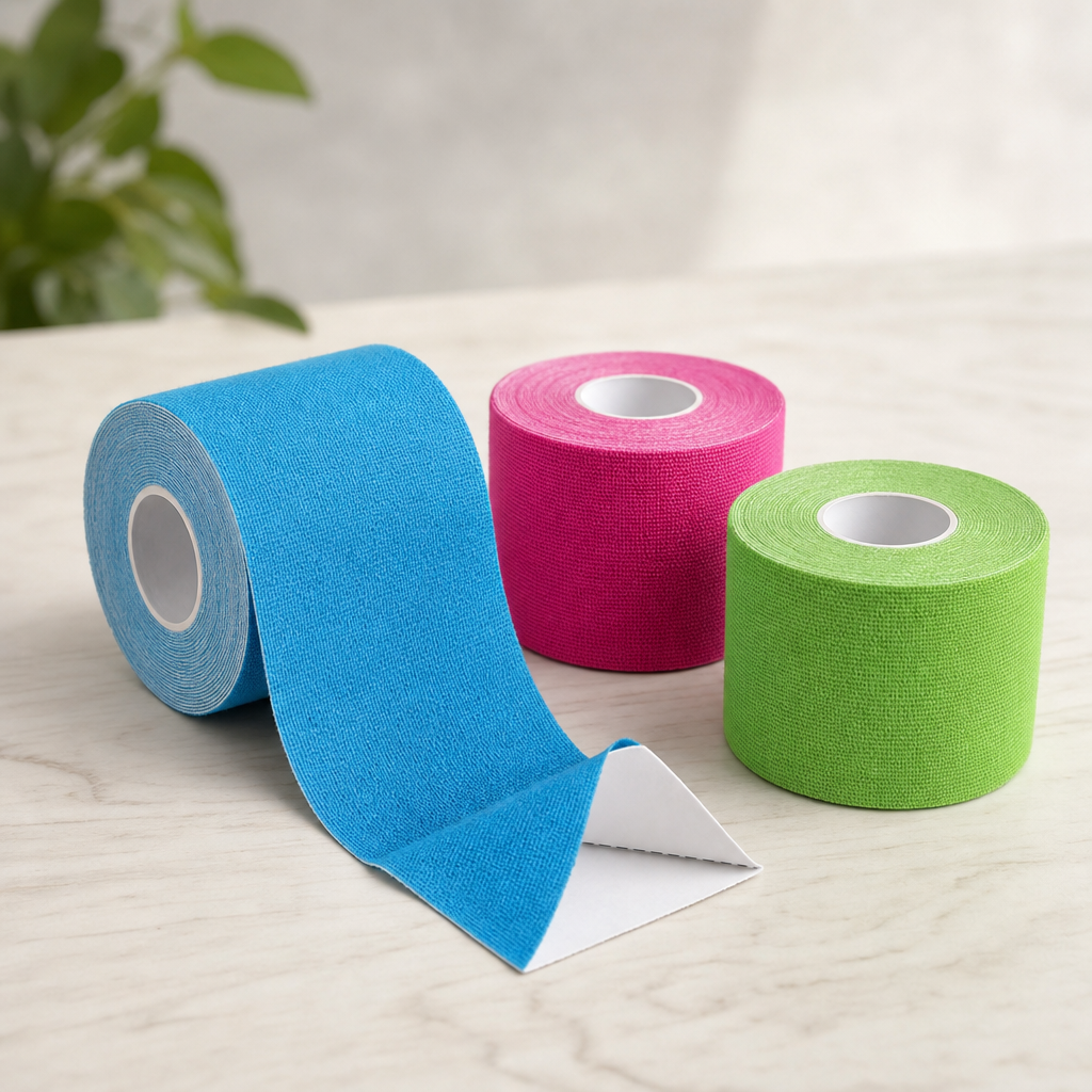 Fita kinesio tape bandagem elástica adesiva