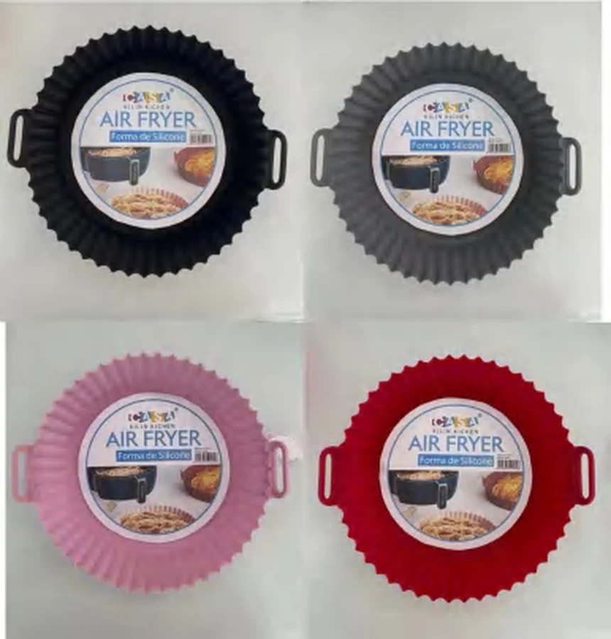 Forma de Silicone para Air Fryer Redonda