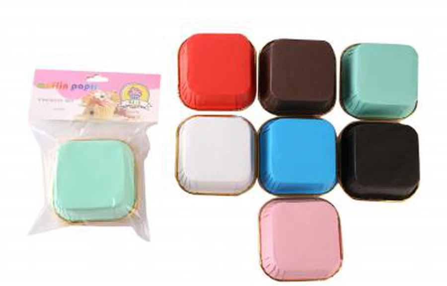 Forminhas de Papel Quadradas 6un