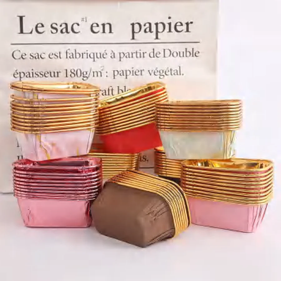 Forminhas de Papel Retangulares 6un