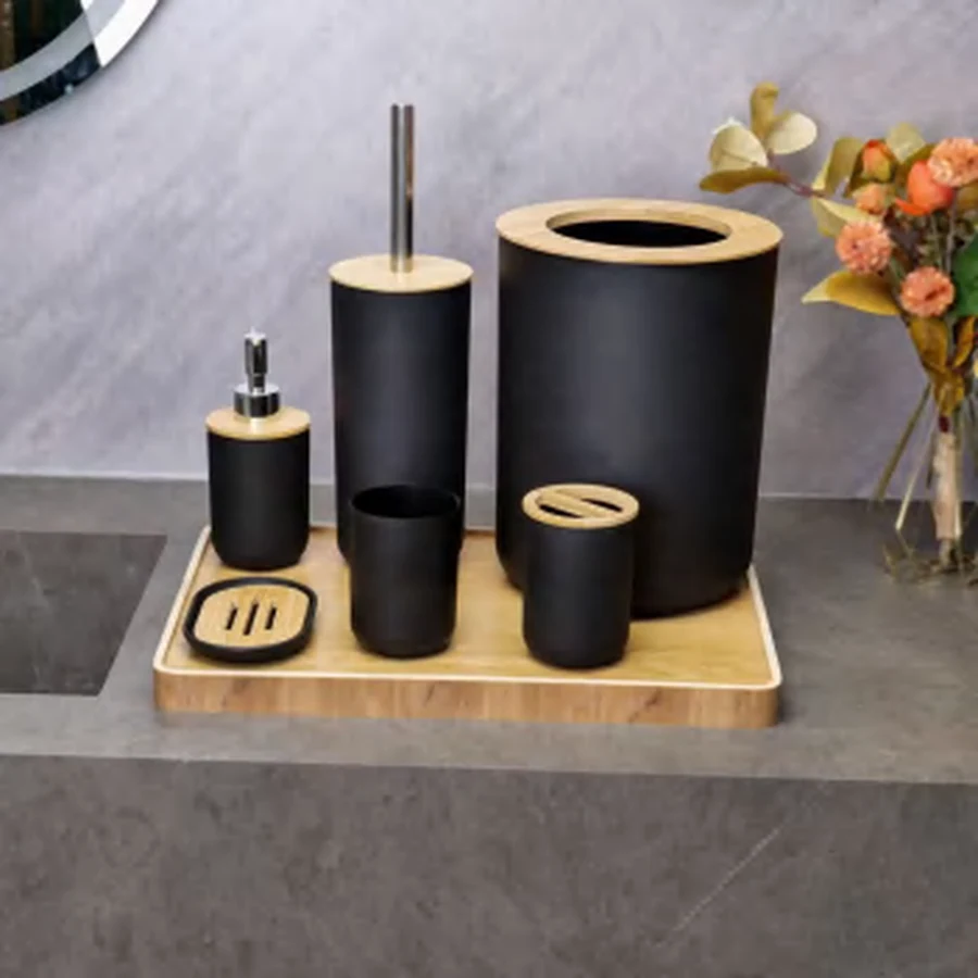Kit 6 Peças Acessórios de Banheiro