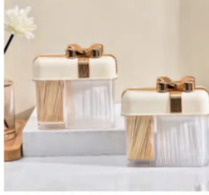 Kit Porta-Cotonete e Porta-Fio Dental Decorativo