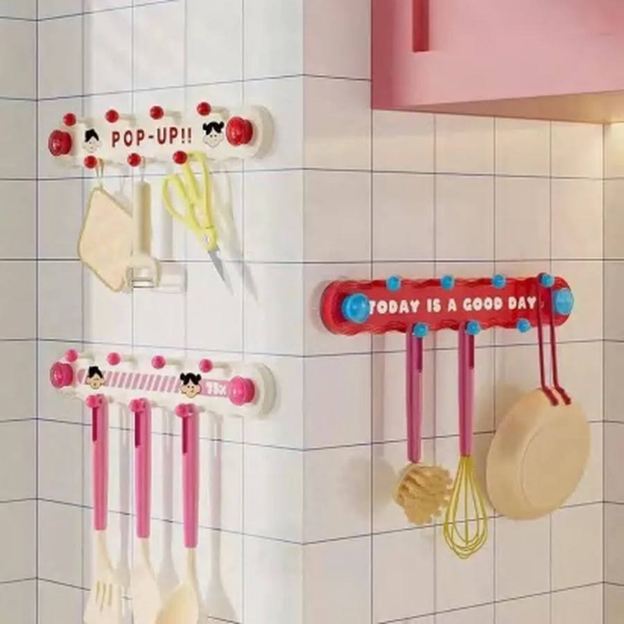 Gancho Adesivo Colorido para Parede