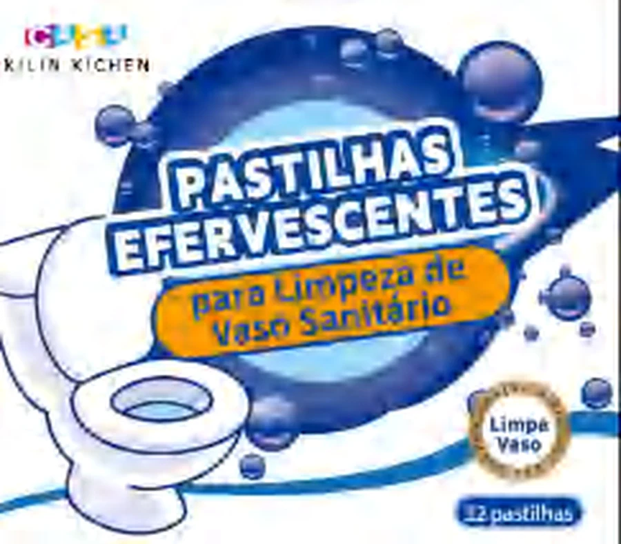 Pastilha Efervescente para Vaso Sanitário 12un