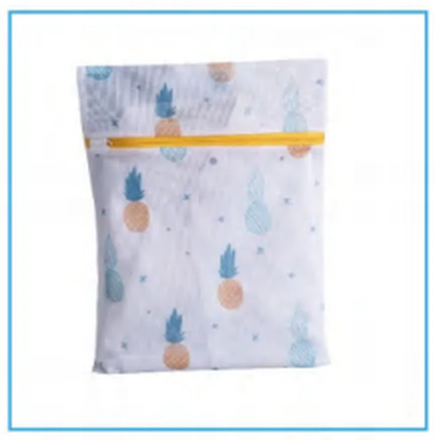 Saco Protetor Estampado para Lavar Roupa 30x40cm