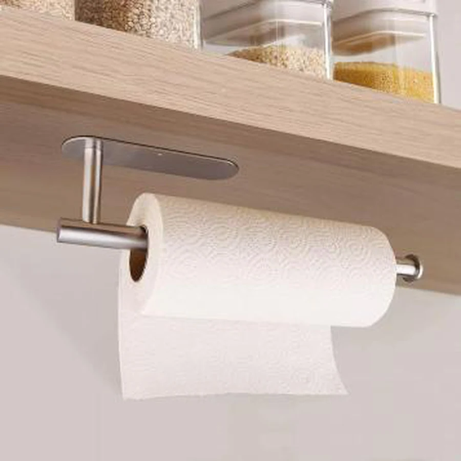 Suporte de Papel Toalha Inox Dourado 33cm