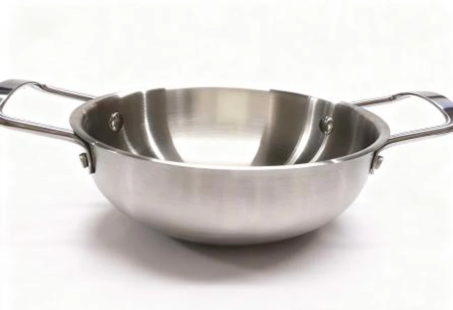 Panela Rasa Inox com Alças 24cm