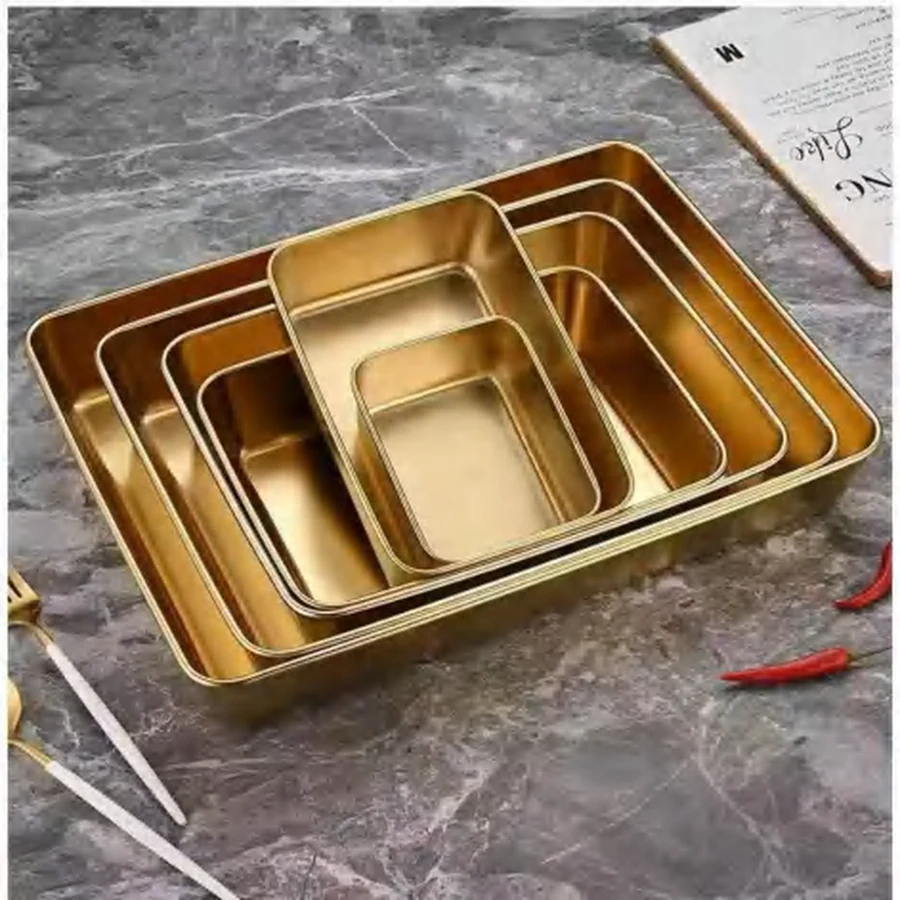 Pote Hermético Dourado com Tampa