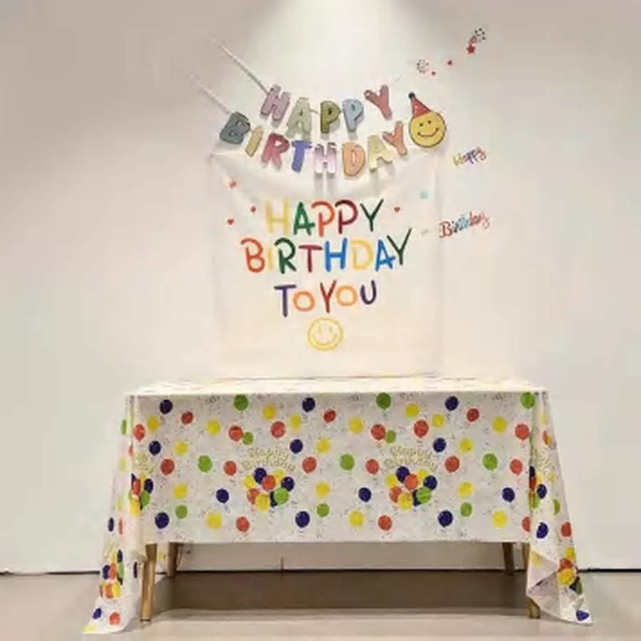 Toalha de Mesa Descartável Festa 137x274cm