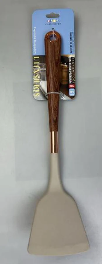 Espátula de Silicone Cabo Amadeirado - Modelos Sortidos