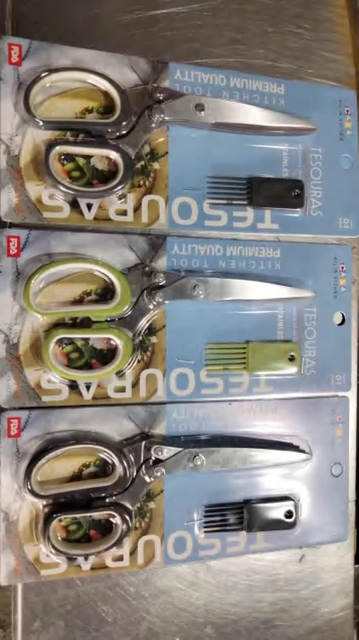 Tesoura para Cebolinha 5 Lâminas