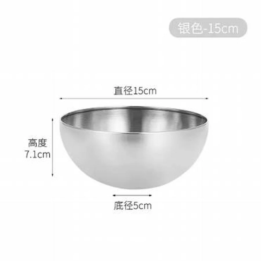 Tigela Inox Funda 15cm