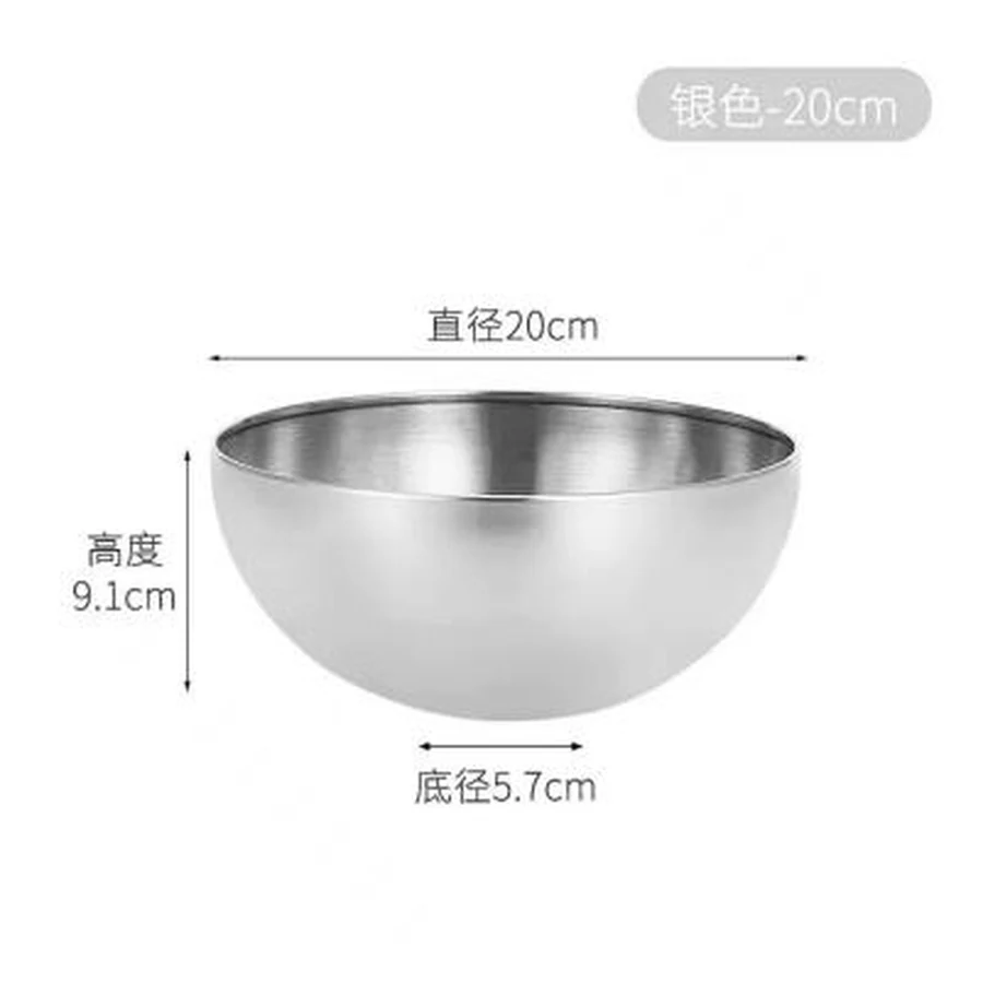 Tigela Inox Funda 20cm