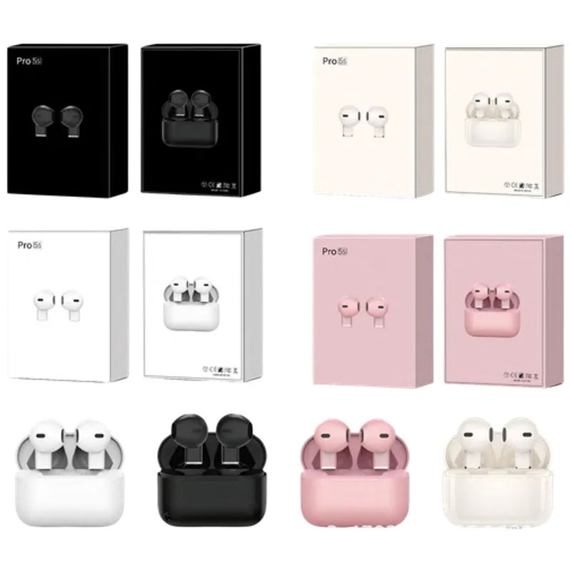 Fone de Ouvido Bluetooth 5.3 IPX5 com Estojo Type-C