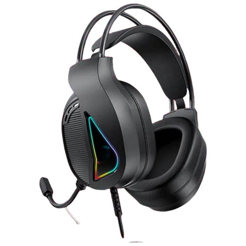 Headphone Gamer com Fio LED RGB para PC, PS4, PS5 e Xbox
