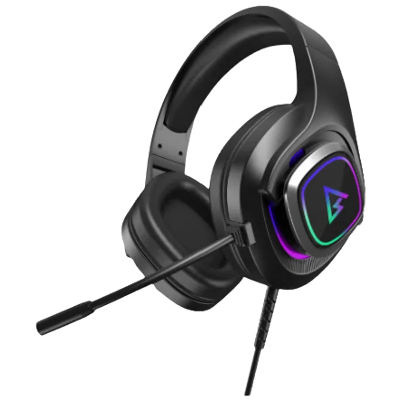 Headphone Gamer com Fio 32Ω com Hastes Flexíveis e Microfone