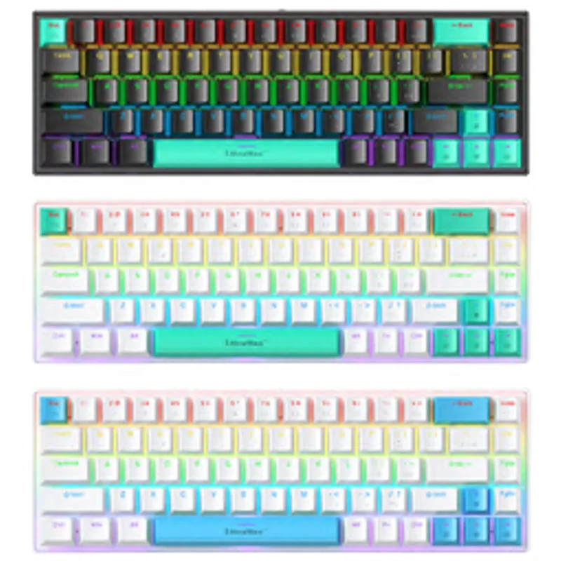 Teclado Semi-Mecânico Gamer ABNT2 de 107 Teclas com RGB