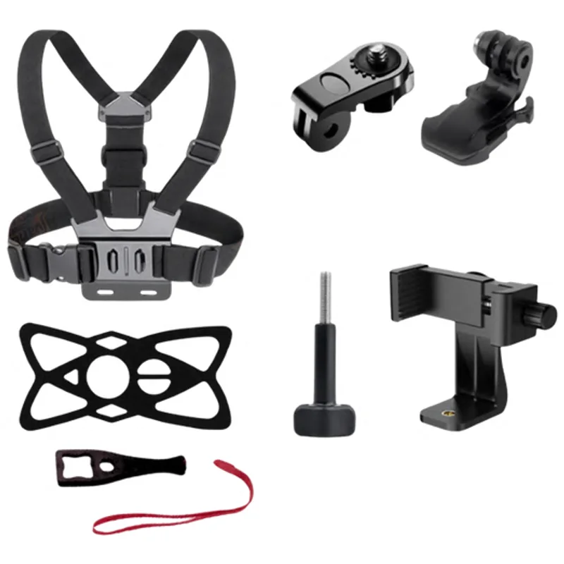 Kit Suporte Peitoral Ajustável para Celular e GoPro