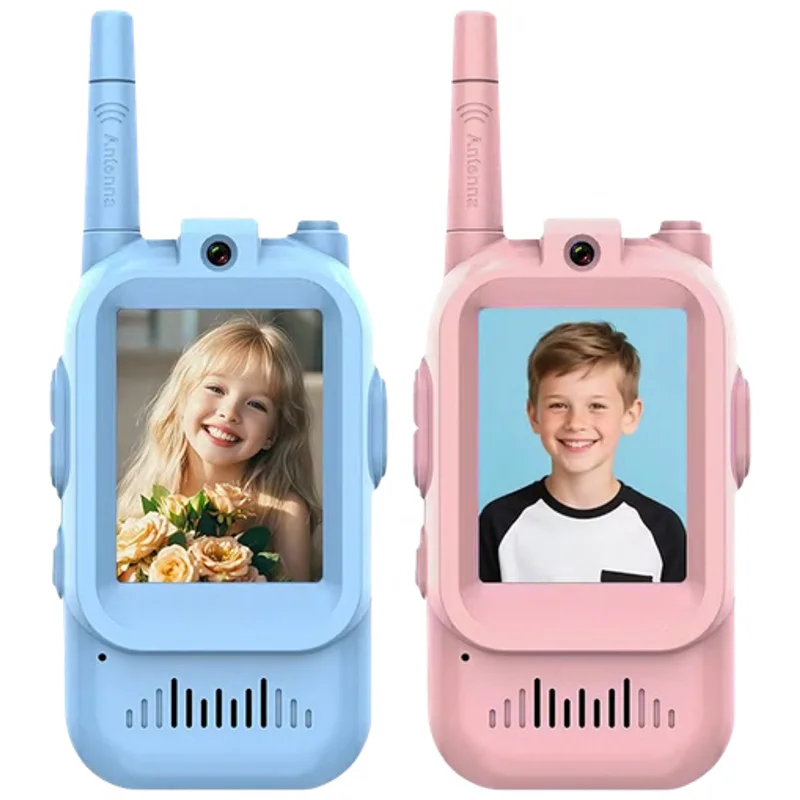 Walkie Talkie Infantil com Câmera, Filtros e Jogos