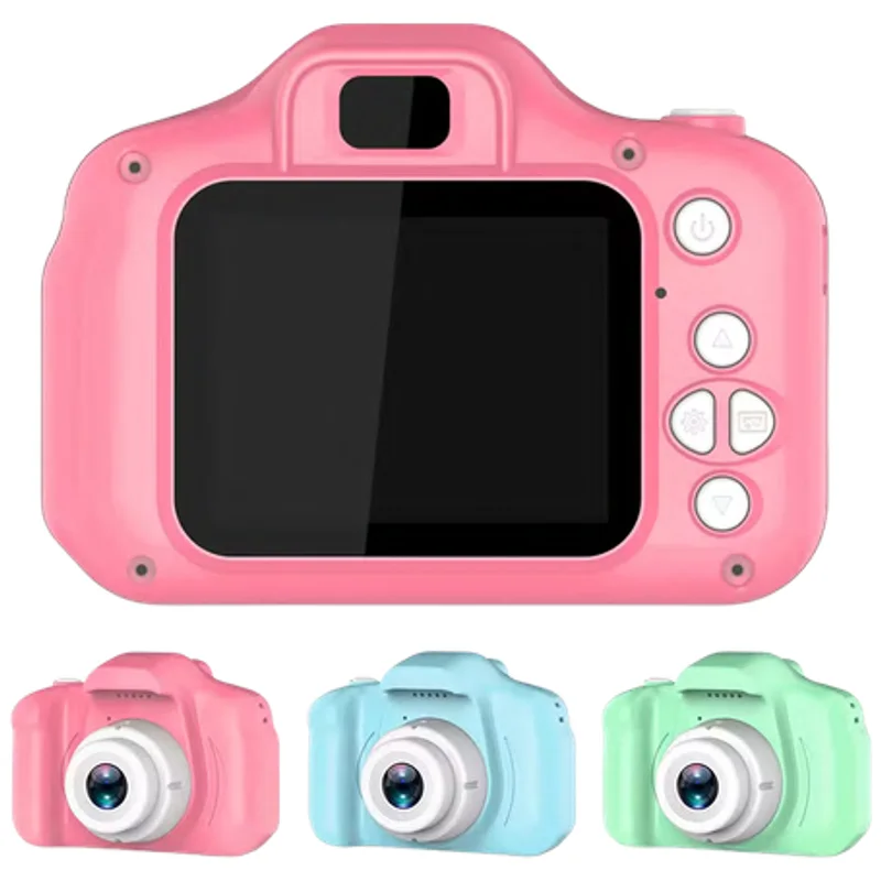 Mini Câmera Digital 13MP Visor de 2" com Zoom 4x e Modos de Cena