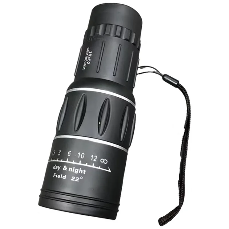 Telescópio Monocular 16x com Lente de 52mm e Foco Duplo