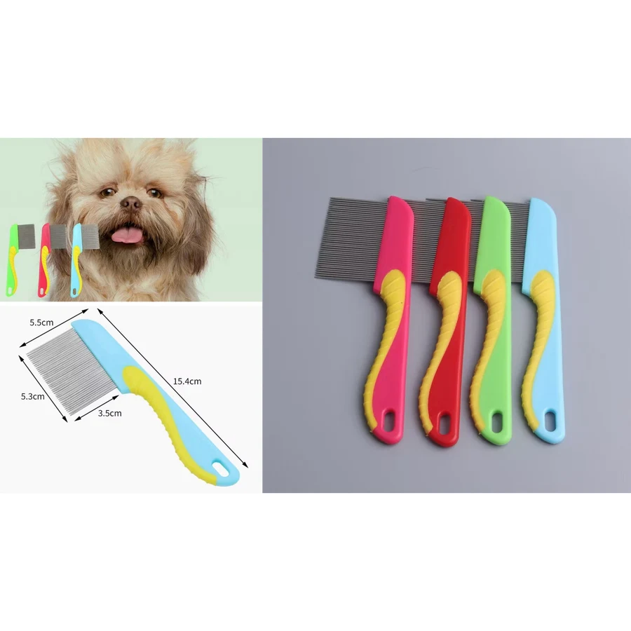 Pente Dente Longo Anti Pulgas p/ Pet