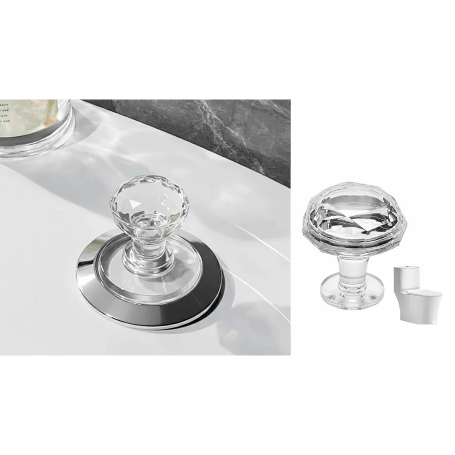 Kit c/ 4 Botões de Descarga p/ Vaso Sanitário Diamante
