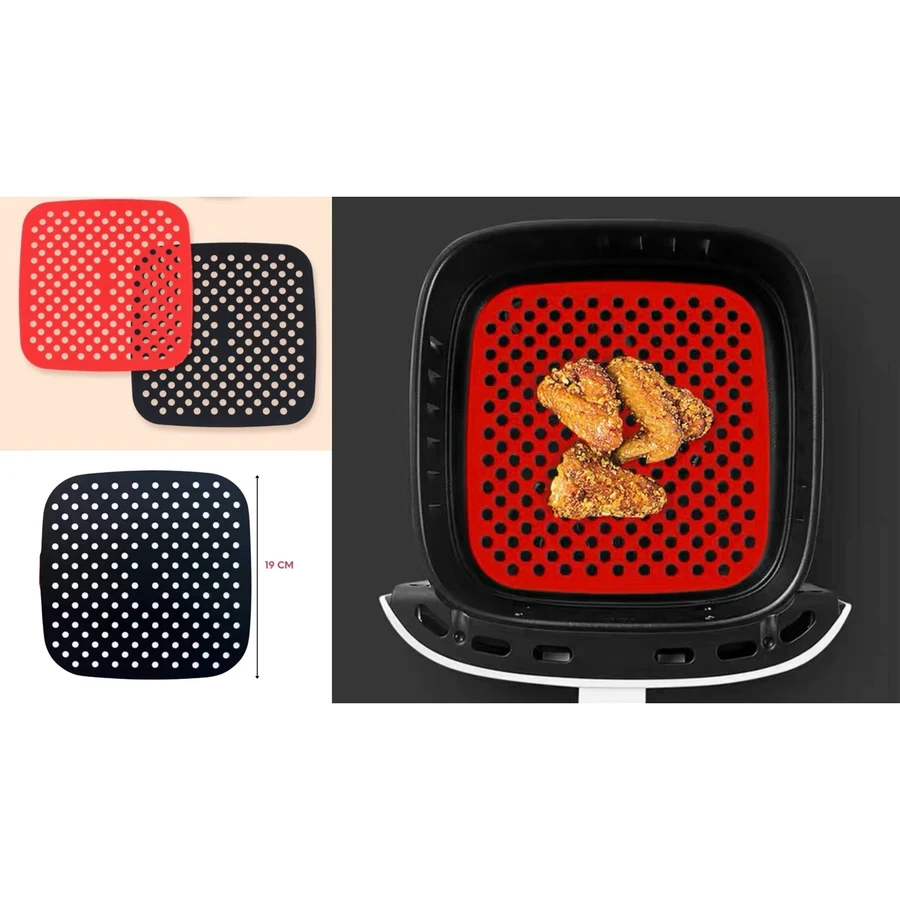 Tapete Quadrado p/ Airfryer 19cm