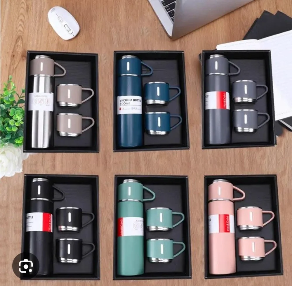 Kit Garrafa Térmica com Xícaras