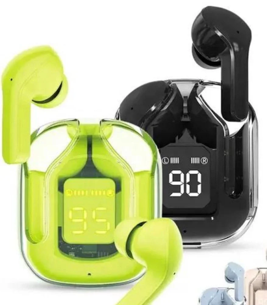 Fone de Ouvido Bluetooth TWS com Visor Digital
