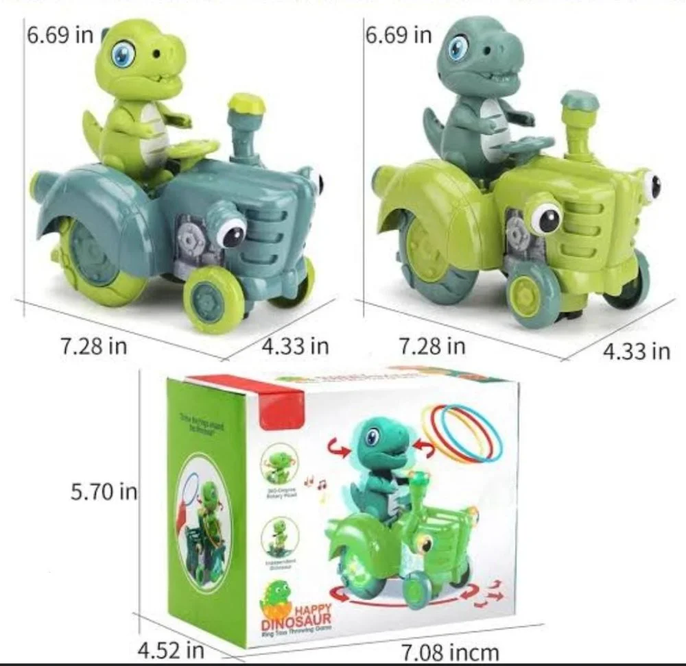 Carrinho Dinossauro de Brinquedo