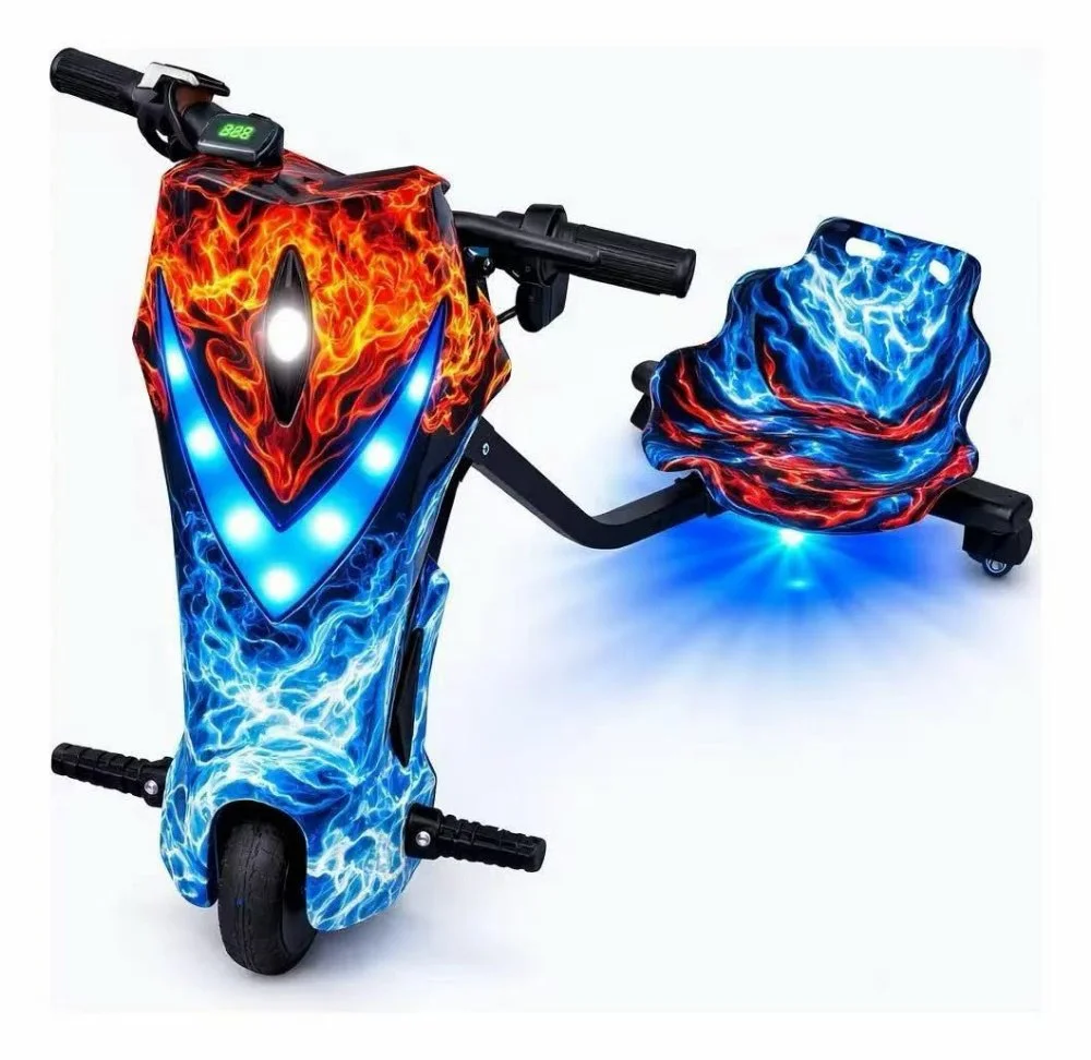 Triciclo Elétrico Infantil com LED — foto 1