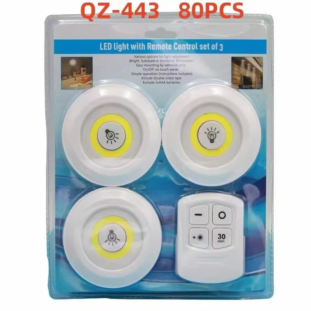 Kit Luminária LED Sem Fio com Controle Remoto