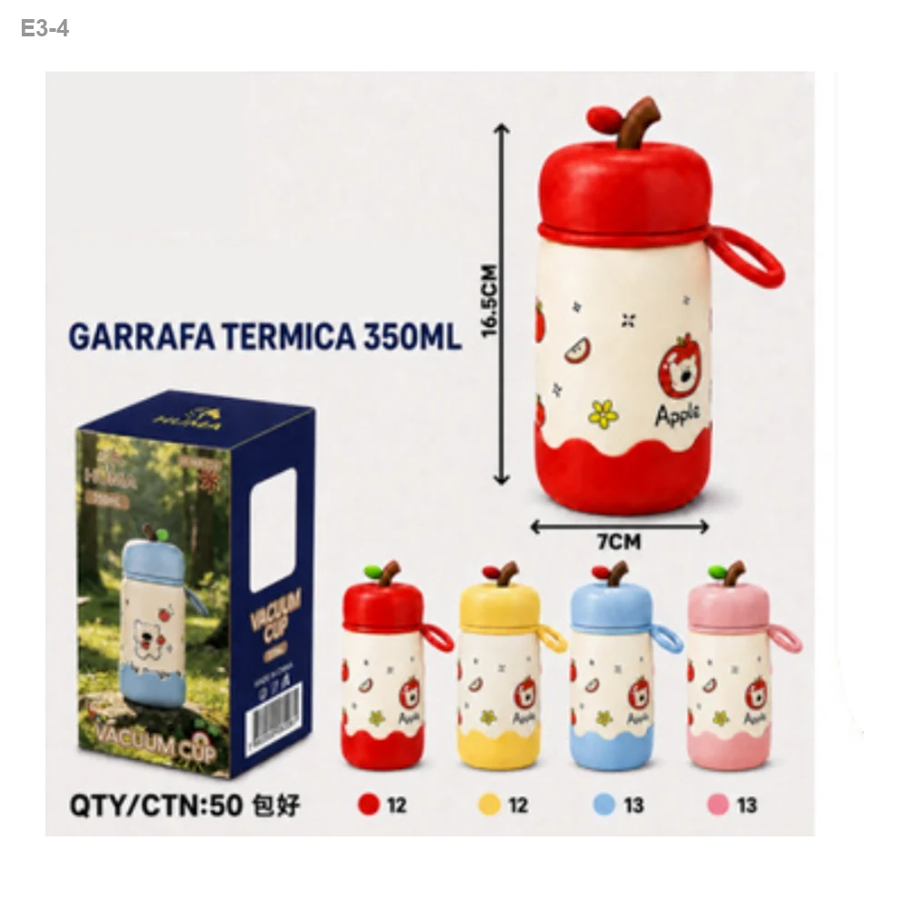Garrafa Térmica Infantil Maçã 350ml — foto 1