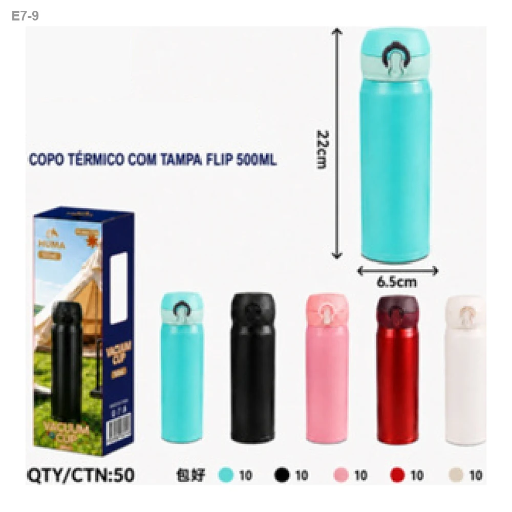 Garrafa Térmica com Tampa Flip 500ml — foto 1