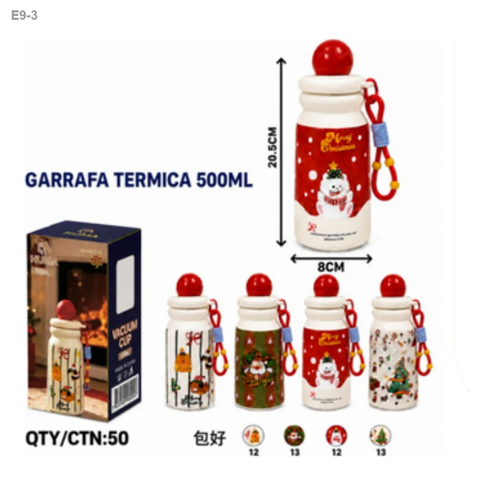 Garrafa Térmica 500ml Natal — foto 1