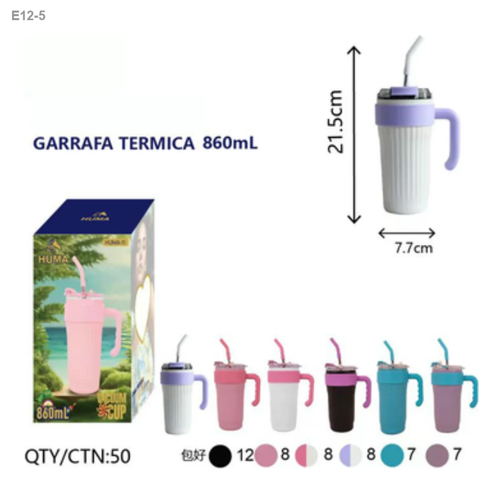Copo Térmico com Alça e Canudo 860ml — foto 1