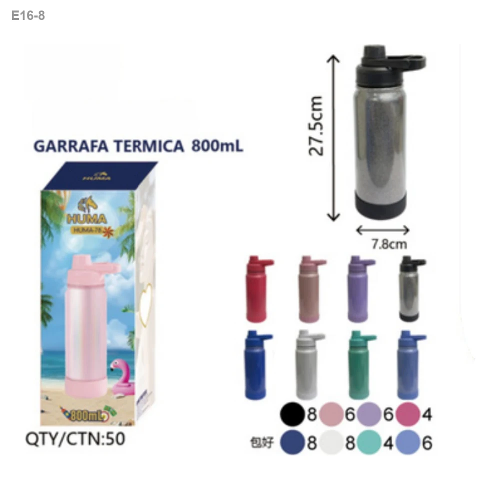 Garrafa Térmica Texturizada 800ml — foto 1