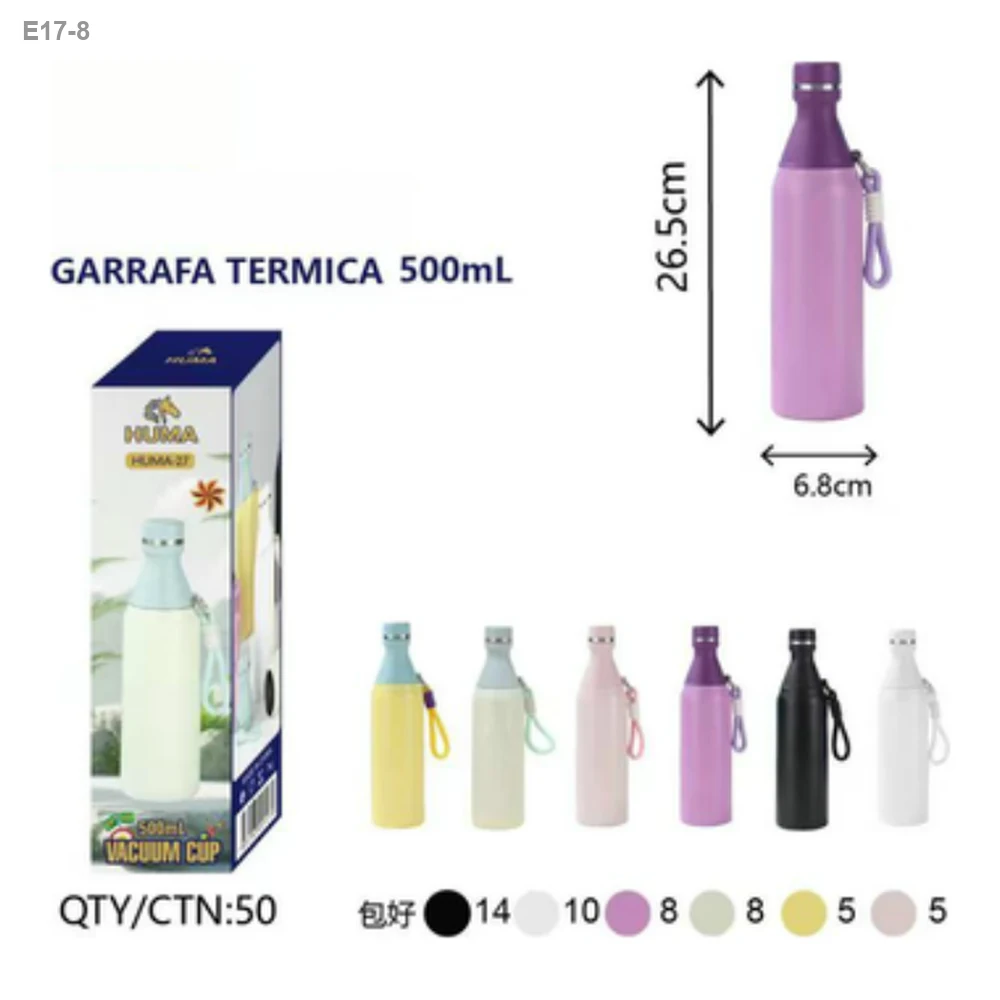 Garrafa Térmica 500ml com Cordão — foto 1