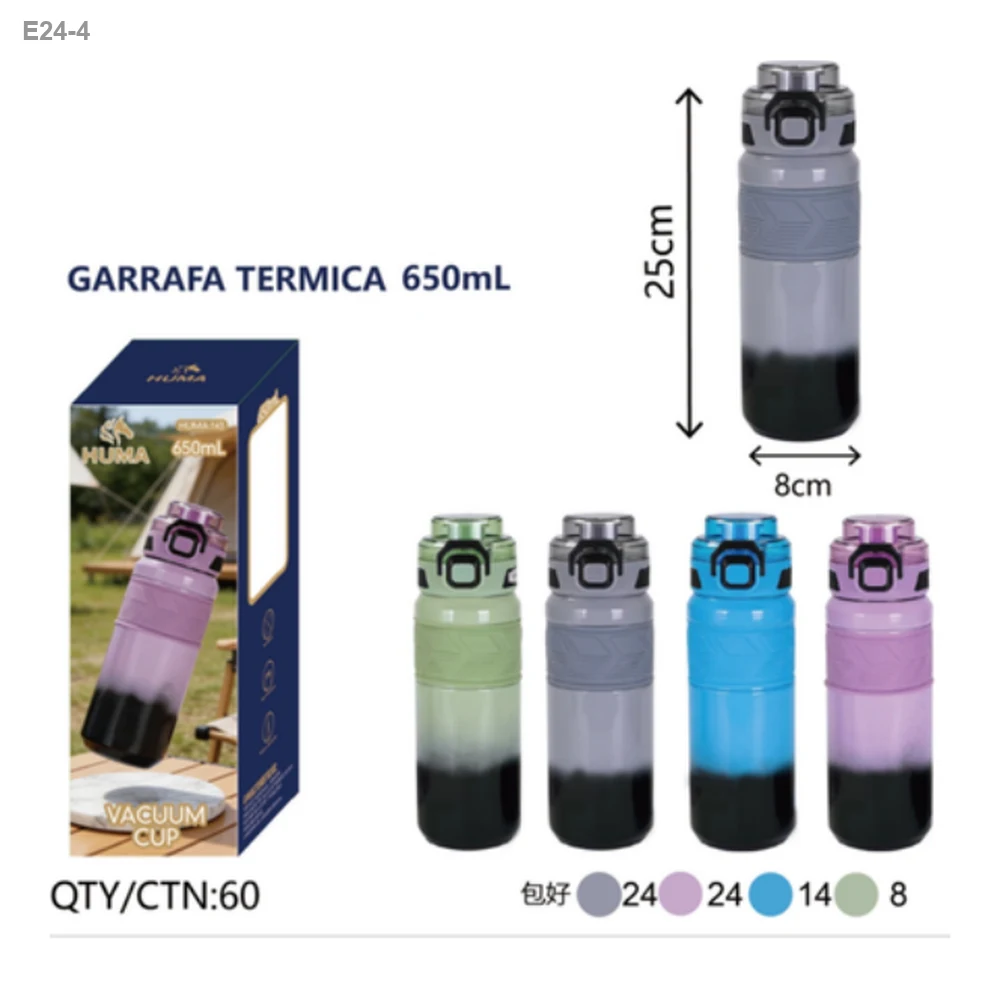 Garrafa Térmica 650ml Degradê — foto 1