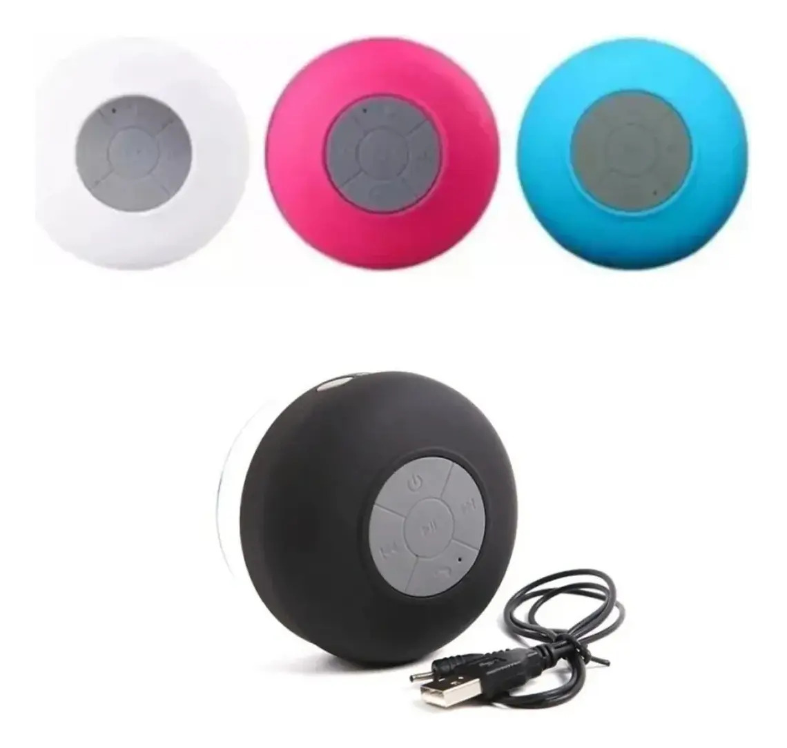 Mini Caixinha Som Bluetooth Portátil Prova De Água Ventosa Cor Multicolorido