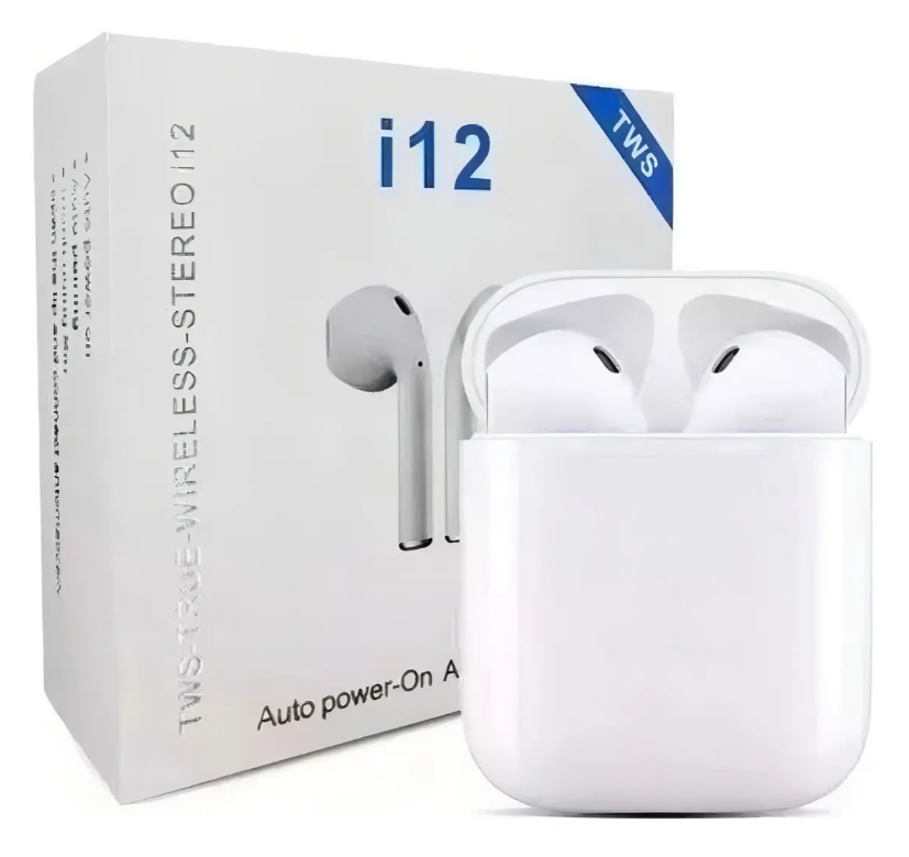 Fone I12 Tws Bluetooth 5.0 Touch Para Ios E Android Earbuds