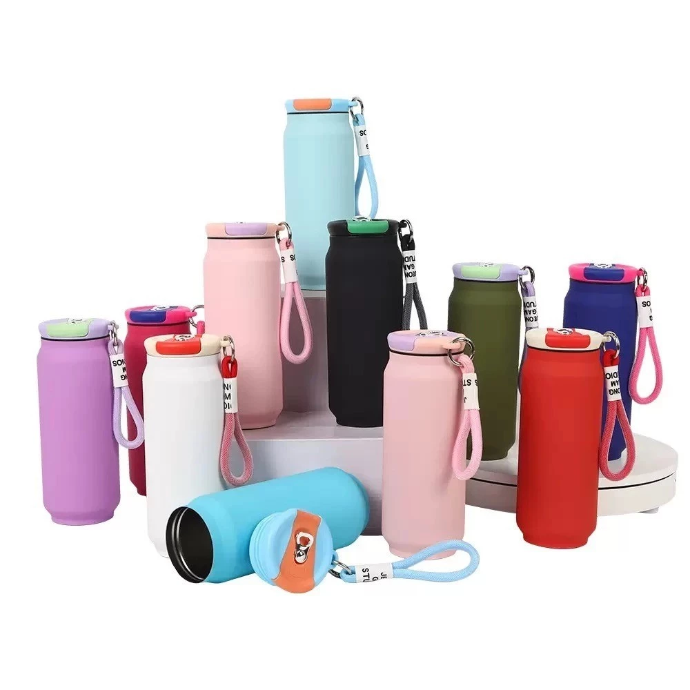Copo Térmico de Aço Inoxidável Corda de Mão 500ml