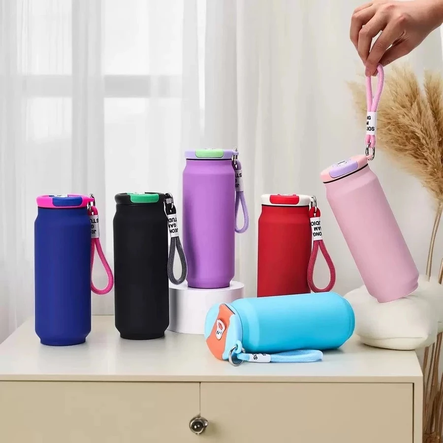 Copo Térmico de Aço Inoxidável Corda de Mão 500ml