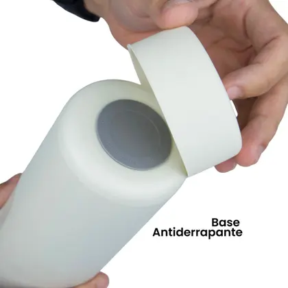 Garrafa Térmica Inox 500ml com Alça, Tampa Vedada e Base Antiderrapante