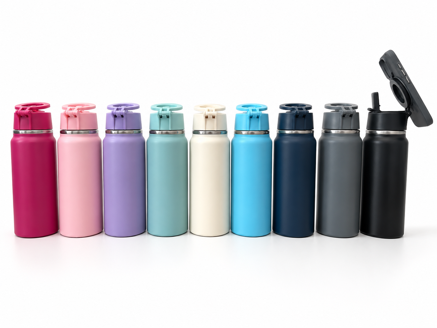 Garrafa Termica 600 Ml com Alça Suporte Celular