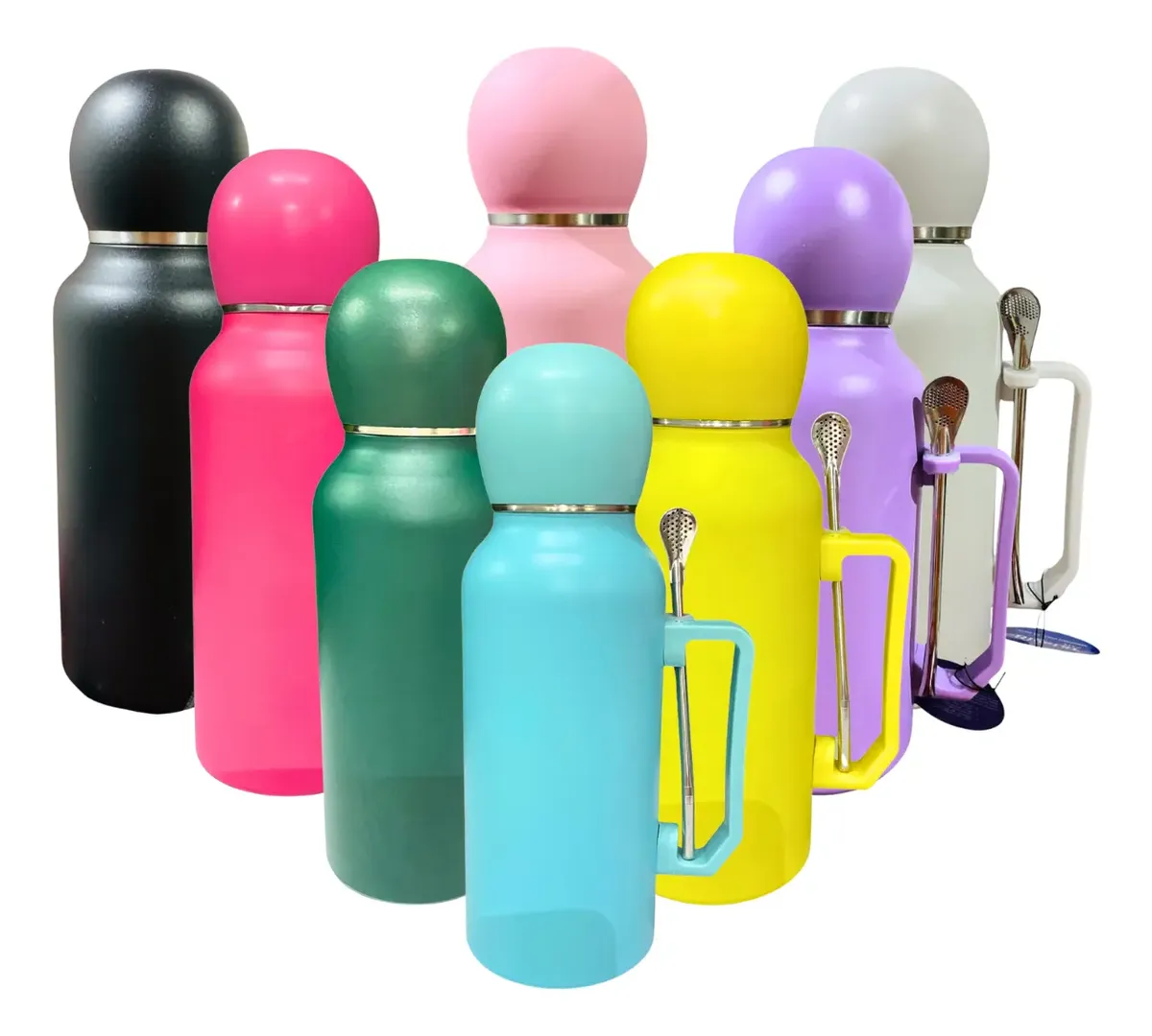 Garrafa Térmica Chimarrão Terere 1300ml Com Bomba Inox