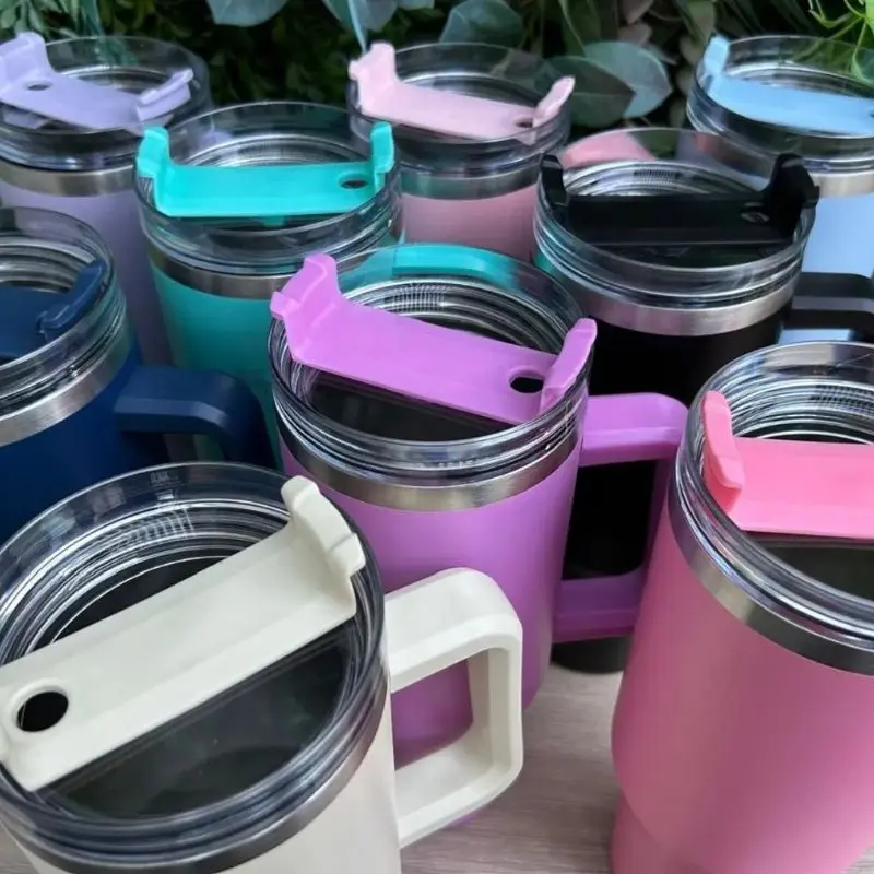 Copo Grande Térmico 1200ml Com Tampa Canudo