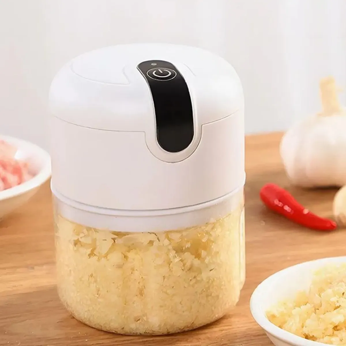 Mini Processador Triturador De Sem Fio 250ml Recarregável
