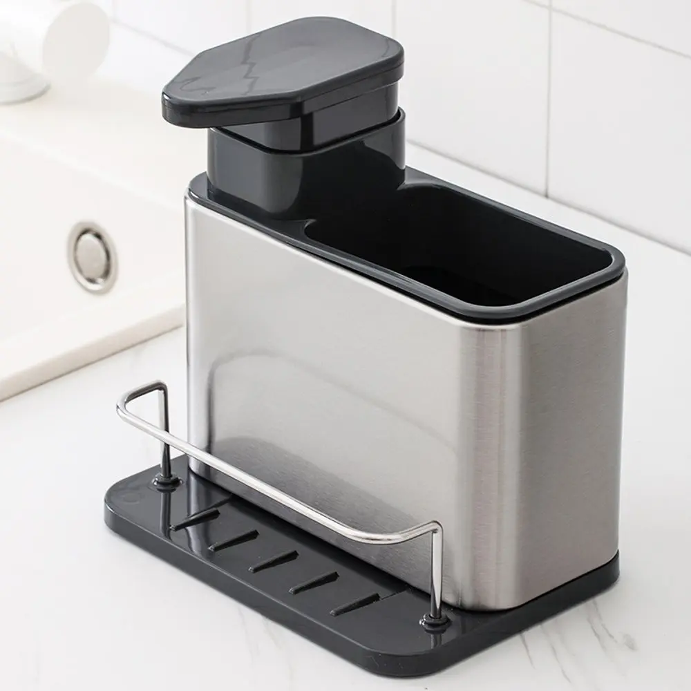 Organizador De Pia C/ Porta Detergente Inox Cozinha Arrumar